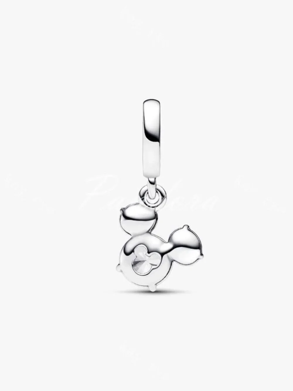 Disney Mickey Mouse Sparkling Head Silhouette Dangle Charm